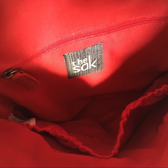 The sak red crossbody purse leather bag - Picture 4 of 7